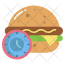 Food Time Delivery Time Lunch Time Icon