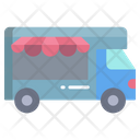 Food Truck Fast Food Delivery Icon