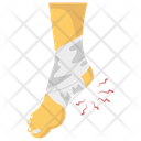 Foot Bandage Foot Ache Foot Dressing Icon