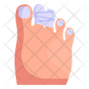 Bandage Injured Fingers Foot Injury Icon