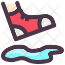 Foot On Hole Icon