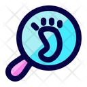Foot Search Icon