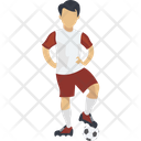 Football Player Soccer Player Sportsman Icon