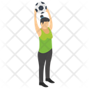 Soccer Player Football Player Olympic Game Icon