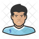 Footballer Luis Suarez Avatar User Icon