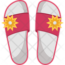 Flat Flipflop Footwear Icon