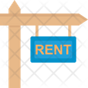 For Rent House For Rent Realty Sign Icon