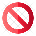 Forbidden Sign Prohibited Icon