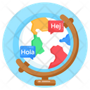 International Language World Language Global Language Icon
