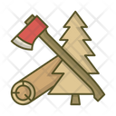 Forest Axe Wood Icon
