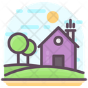 Forest Hut Farmhouse Hut Icon