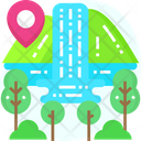Forest Location Forest Gps Park Location Icon
