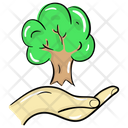 Forest Protection Save Tree Forest Care Icon