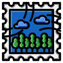 Forest Stamp Icon