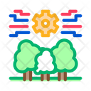 Forestry Mechanical Gear Icon