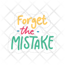 Forget The Mistake Icon