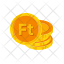 Forint Coin Forint Currency Symbol Icon