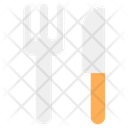 Tableware Fork And Knife Fork With Knife Icon