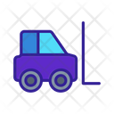 Forklift Delivery Vehicle Icon
