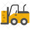 Forklift Cargo Delivery Icon