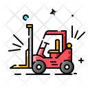 Forklift Truck Industry Icon