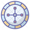 Fortune Wheel Roulette Gambling Icon