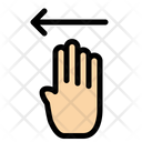 Four Finger Left Icon