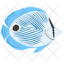 Foureye Butterfly Fish  Icon