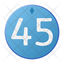 Fourty five Icon