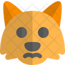 Fox Frowning Animal Wildlife Icon
