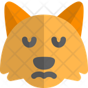 Fox Sad Animal Wildlife Icon