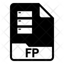 Fp File Format Icon