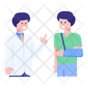 Fractured Patient Icon