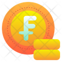 Franc Coin Gold Coin Icon