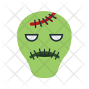 Frankenstein Skull Halloween Icon