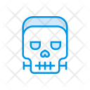 Creepy Frankenstein Skull Icon