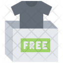 Free Clothes Charitable Clothes Box Icon