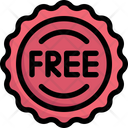 Free Sticker Free Splash Tag Icon