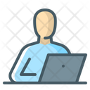 User Computer Freelancer Icon