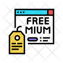 Freemium Online Subscription Icon