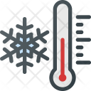 Freezing Temperature Snow Icon
