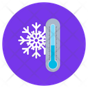Cold Temperature Freezing Temperature Winter Season Icon