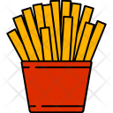 French Fries Food Pack Icon