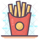 French Fries Potato Fries Potato Chips Icon