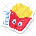 French Fries Hot Chips Potato Fries Icon