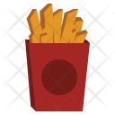 French Fries Junkfood Icon