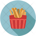 French Fries Frites Icon