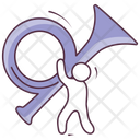 Trumpet Music Instrument French Horn Icon