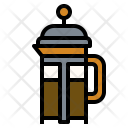 Frenchpress Coffee Drink Icon