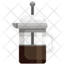 French Press Coffee Maker Coffee Icon